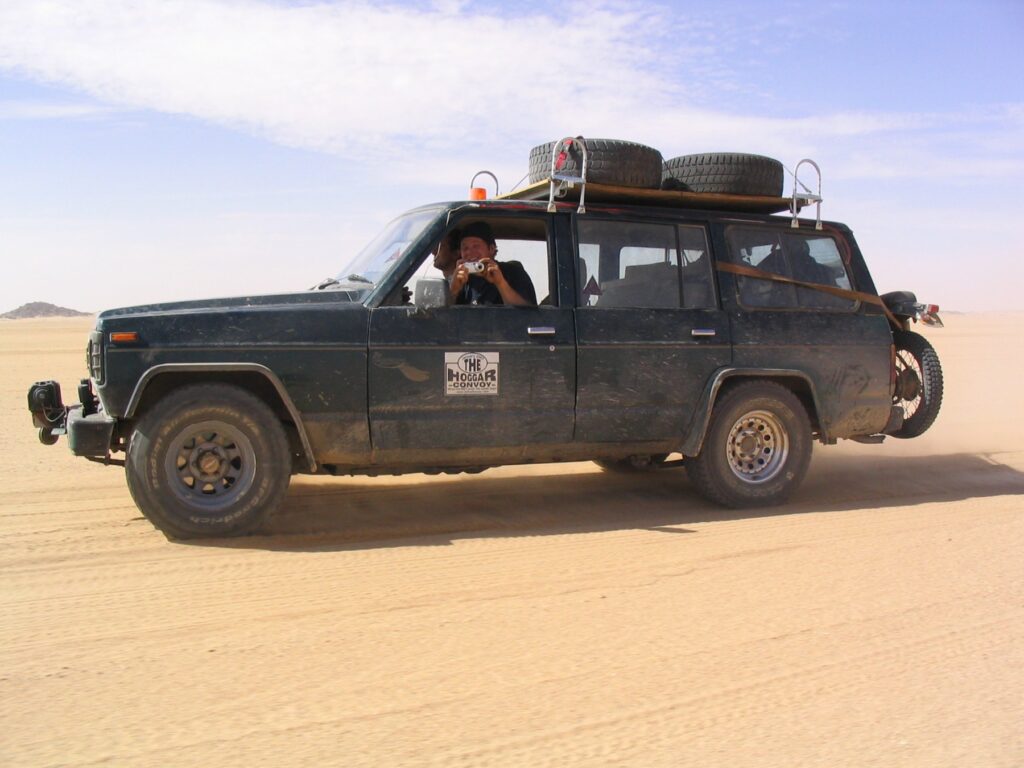 Andy Pag, keynote speaker and adventurer, 20 years of vehicle based expeditions across the Sahara, West Africa and beyond.